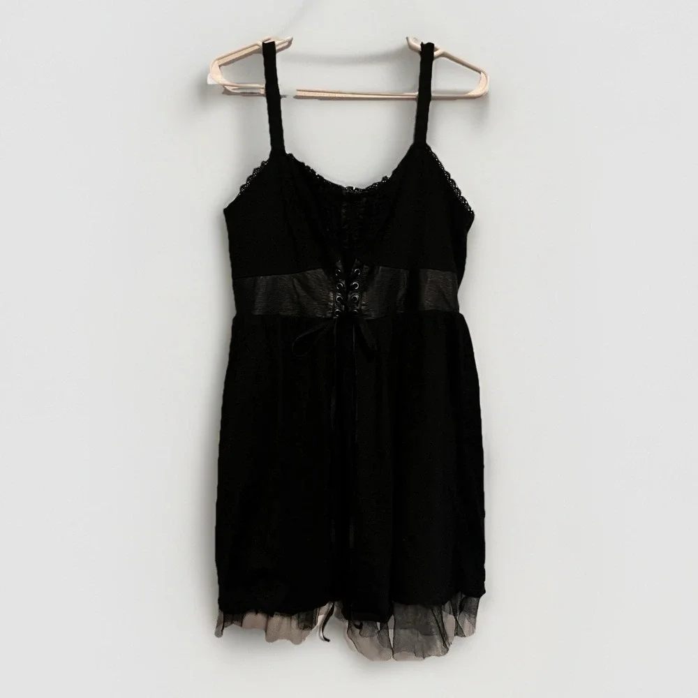 corset dress hot topic hot topic corset dress women's M Red/black Tule Lining pirate gothic